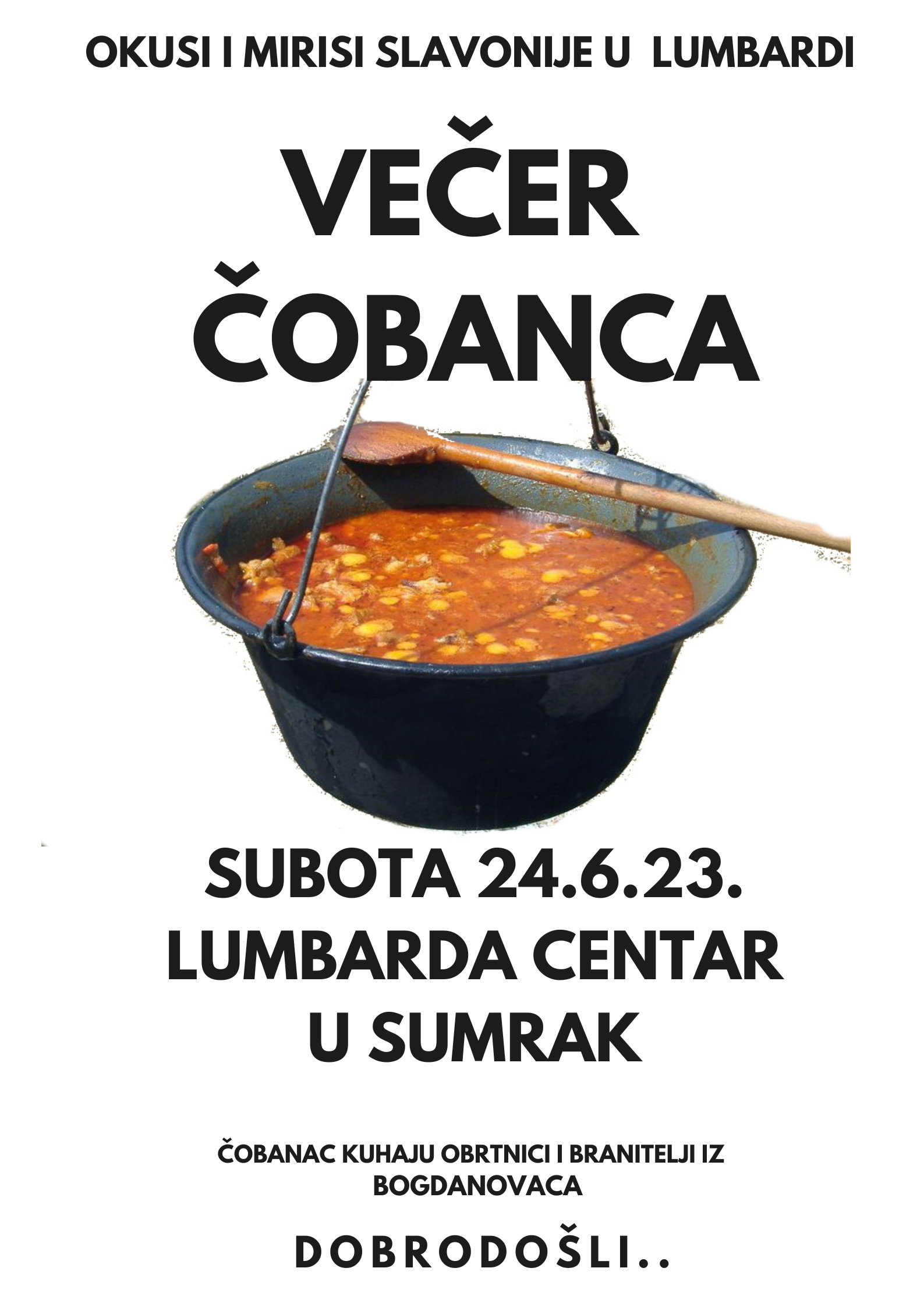 Večer Slavonije u Lumbardi - čobanac